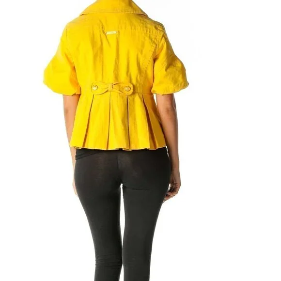 Juicy Couture Yellow Peacoat - Picture 2 of 3